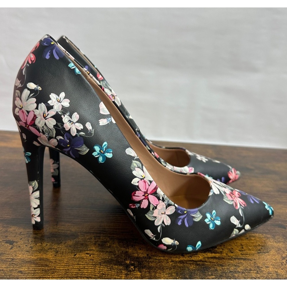 Bundle Lot of 3 High Heels Stilleto Shoes Mixed Lot Variety Floral Snake Size 11 - Picture 9 of 16